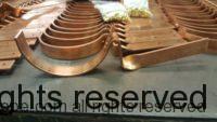 Custom SideRider Copper Gutter Brackets with Riser
