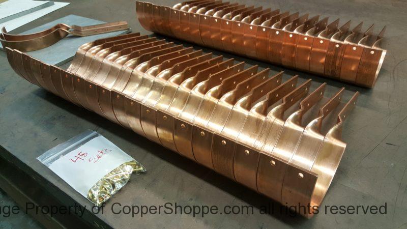 SideRider Copper Gutter Brackets for 6" Half Round Copper Gutters