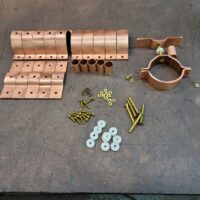 RDSFTR Copper Downspout Brackets for 3" Round Downspouts